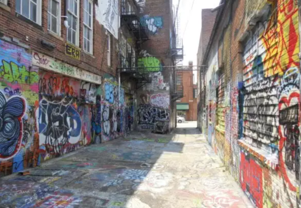 Baltimore Maryland graffiti alley- things to do in Baltimore