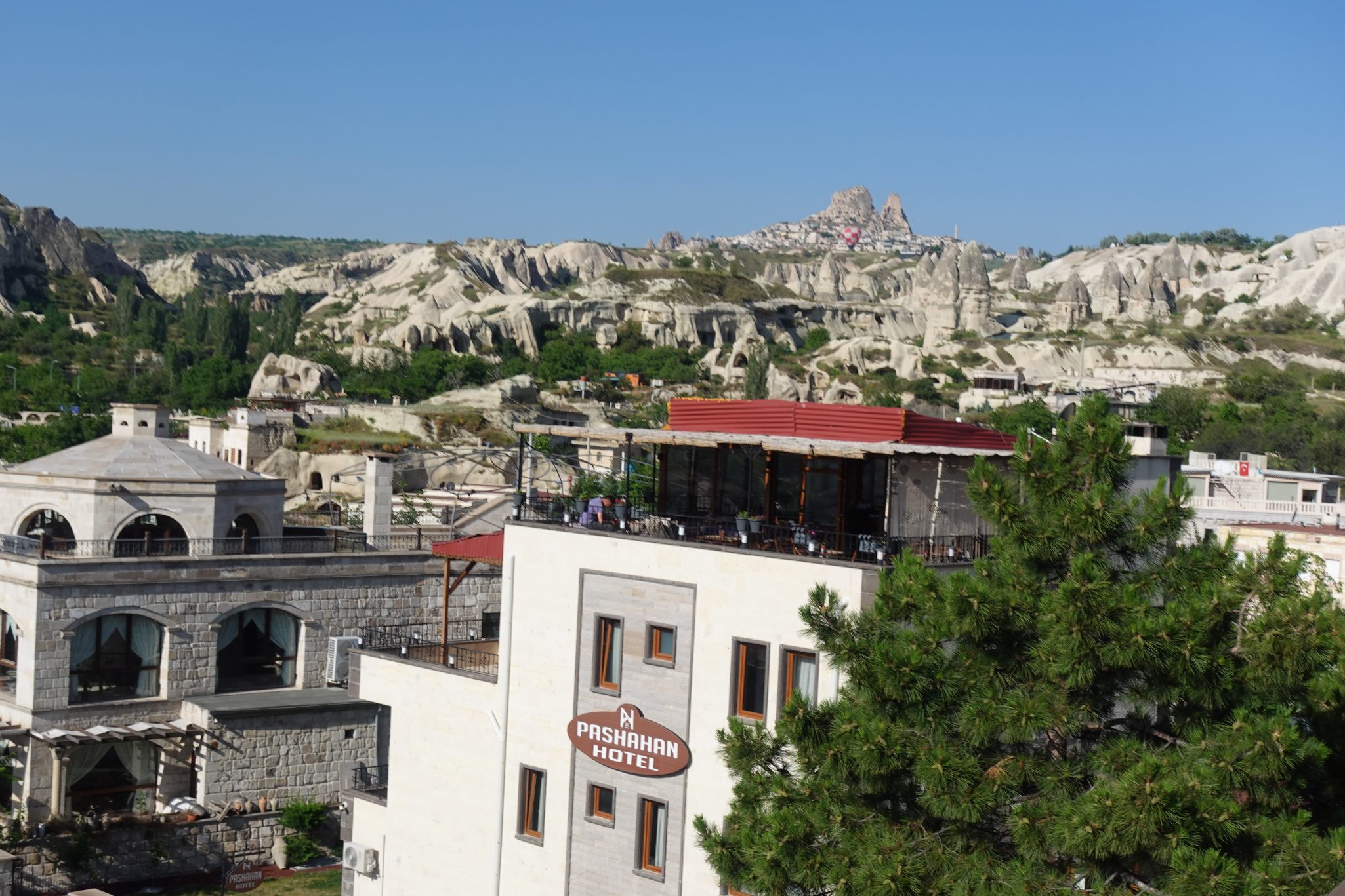 Fairy chimney backdrop of Cappadocia Turkey