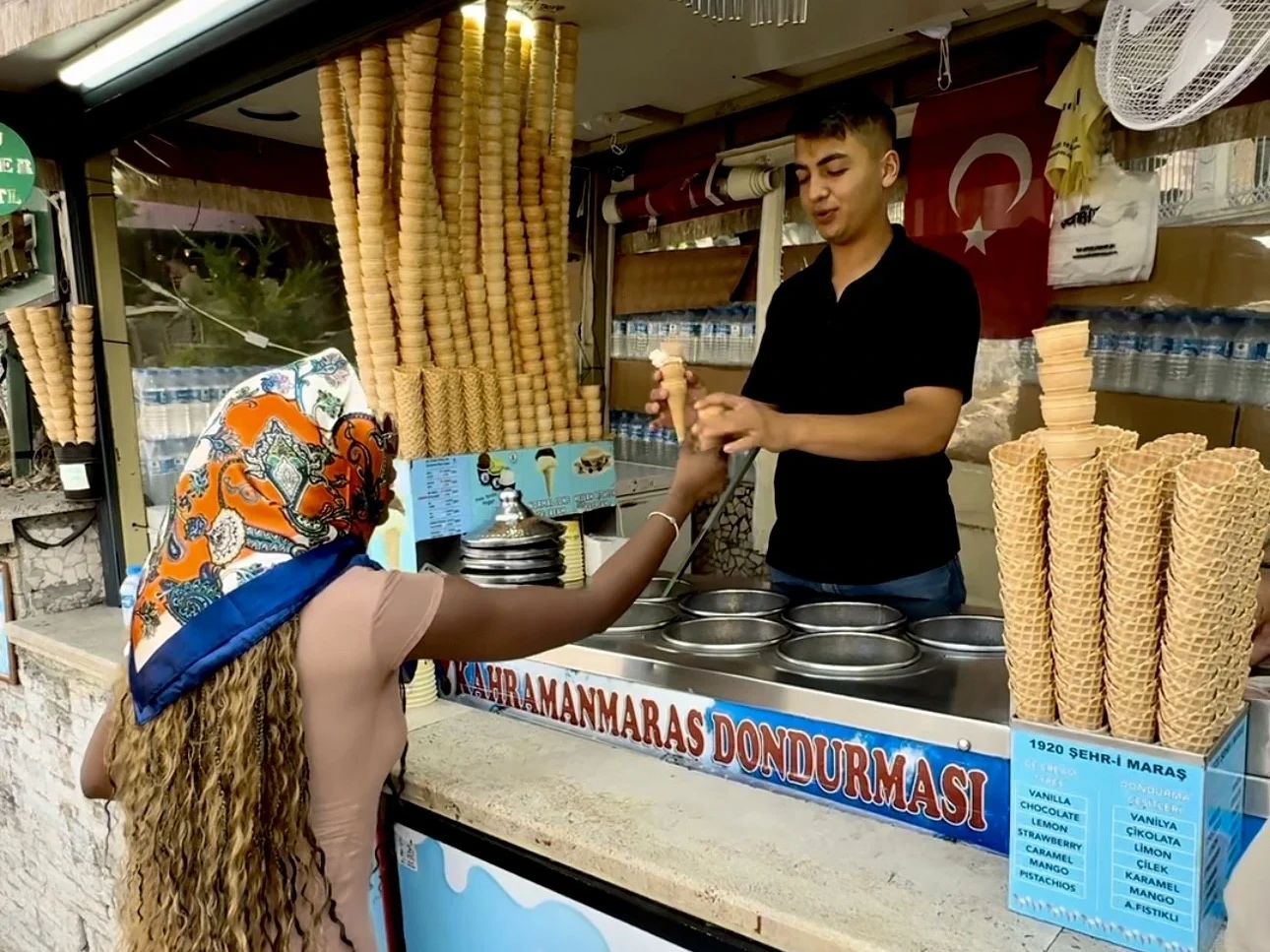 turkey ice cream kiosk