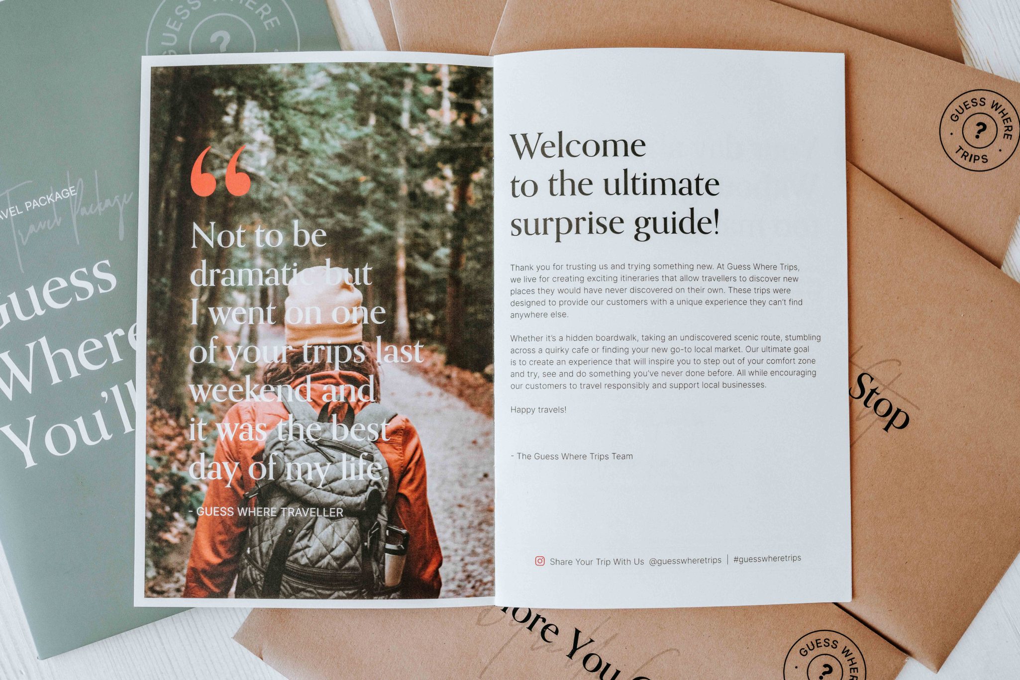 Guess where trips booklet instructions