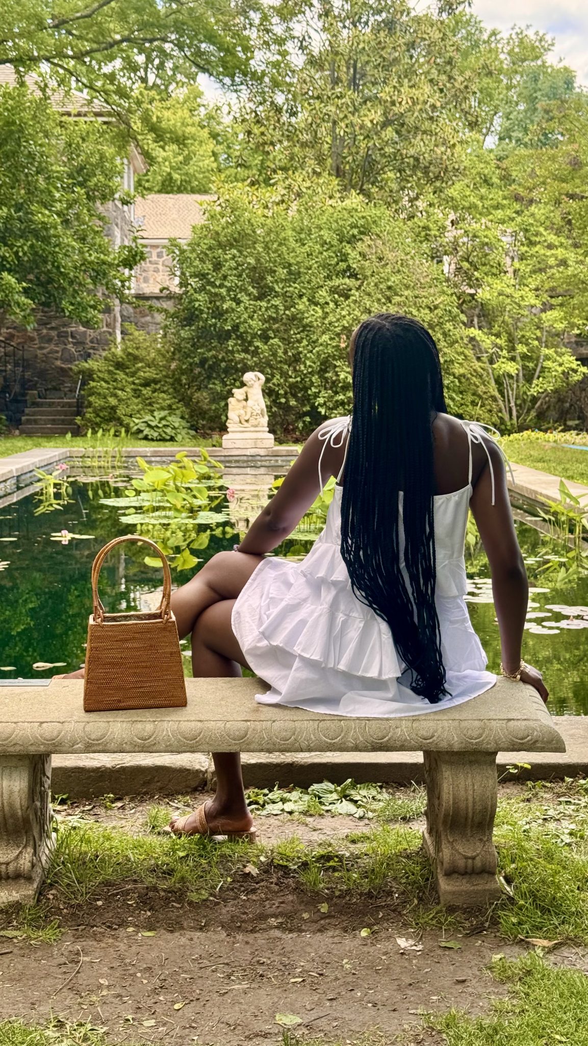 Guess where trips first stop garden